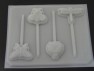 1307 Garden Bugs Chocolate or Hard Candy Lollipop Mold